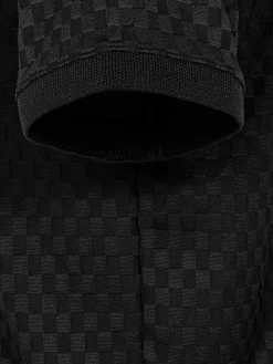 Wam Denim Polo'S<Gonzsles Black Zipper Polo