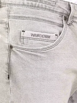 Wam Denim Shorts<Hanneman Micro Textured Grey Short