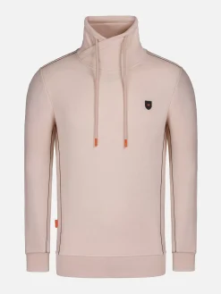 Wam Denim Sweaters<Hawaiian High Neck Beige Sweater