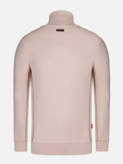 Wam Denim Hawaiian High Neck Beige Sweater| Sweaters