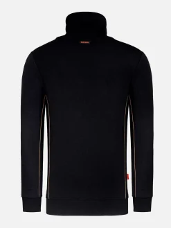 Wam Denim Sweaters<Hawaiian High Neck Black Sweater