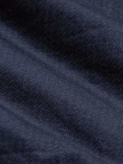 Wam Denim Helvorit Navy Textured Korte Broek| Shorts