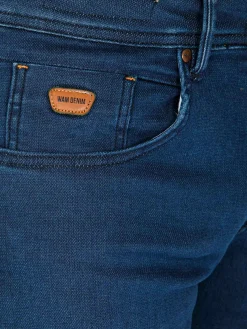 Wam Denim Hendrix Twill Pattern Light Navy Jeans| Jeans