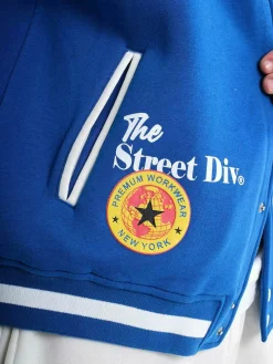 Wam Denim Streetwear<Henrik Royal Blue Jassen