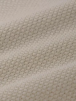 Wam Denim Polo'S<Henry Pique Knit Light Beige Polo