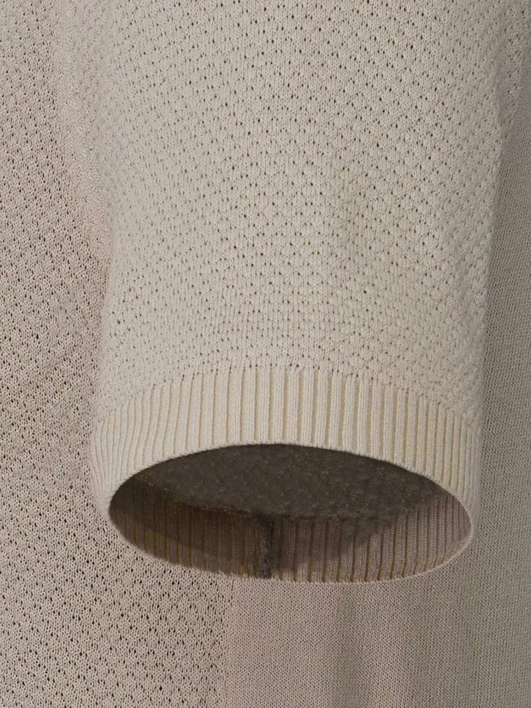 Wam Denim Polo'S<Henry Pique Knit Light Beige Polo