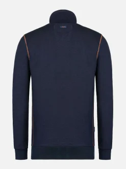 Wam Denim Horizon Turtleneck Navy Sweater| Sweaters