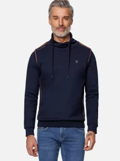 Wam Denim Horizon Turtleneck Navy Sweater| Sweaters