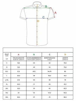 Wam Denim Hugo Tailored Fit Navy Overhemd| Overhemd Korte Mouwen