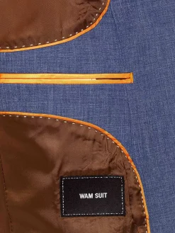 Wam Denim Ilario Single Breast Blue Colbert| Colberts