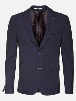 Wam Denim Italy Stretch Poly Light Indigo Colbert| Colberts