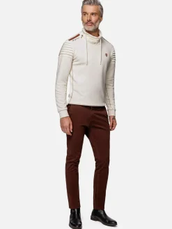 Wam Denim Jackson Turtlenecked Off-White Truien| Truien