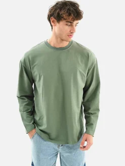 Wam Denim Streetwear<Jakob Dark Green Sweater