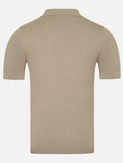 Wam Denim Polo'S<James Full Button-Down Beige Polo