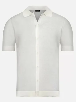 Wam Denim Polo'S<James Full Button-Down White Polo