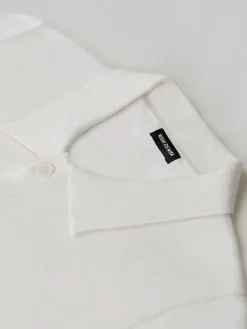 Wam Denim James Full Button-Down White Polo| Polo'S