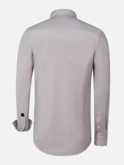 Wam Denim Jucinto Cut Away Collar Overhemd Lange Mouw Grey| Overhemd Lange Mouwen