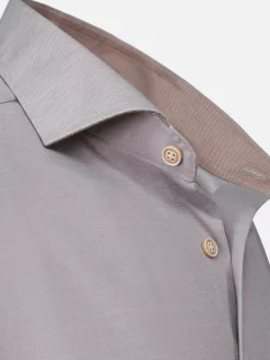 Wam Denim Jucinto Cut Away Collar Overhemd Lange Mouw Grey| Overhemd Lange Mouwen