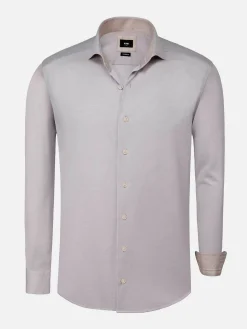 Wam Denim Jucinto Cut Away Collar Overhemd Lange Mouw Grey| Overhemd Lange Mouwen