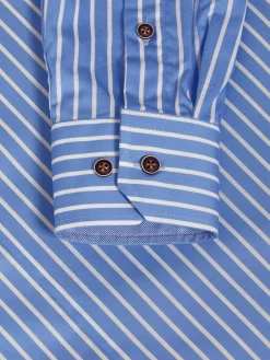 Wam Denim Kevin Regular Fit Blue Overhemd| Overhemd Lange Mouwen