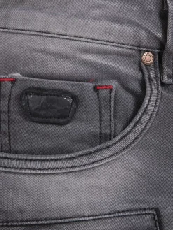 Wam Denim Korte Broek 72175 Bendet Grey| Shorts