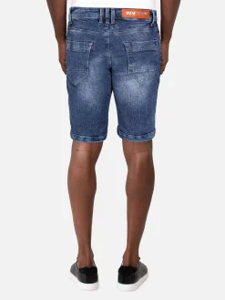 Wam Denim Korte Broek 72307 Dury Navy| Shorts