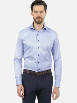 Wam Denim Lance Solid Light Blue Overhemd Lange Mouw| Overhemd Lange Mouwen