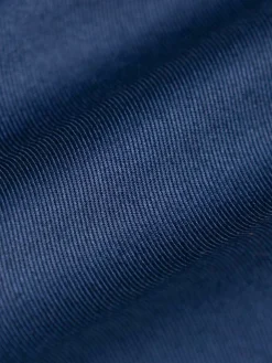 Wam Denim Lance Solid Navy Overhemd Lange Mouw| Overhemd Lange Mouwen