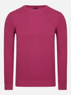 Wam Denim Larry Dark Pink Pullover| Sweaters