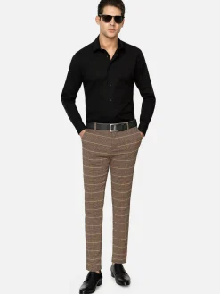 Wam Denim Overhemd Lange Mouwen<Leira Solid Black Overhemd Lange Mouw