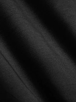 Wam Denim Leira Solid Black Overhemd Lange Mouw| Overhemd Lange Mouwen