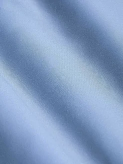 Wam Denim Overhemd Lange Mouwen<Leira Solid Blue Overhemd Lange Mouw