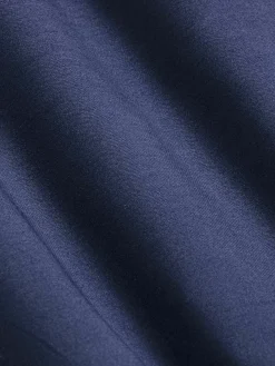 Wam Denim Leira Solid Navy Overhemd Lange Mouw| Overhemd Lange Mouwen