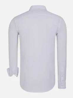 Wam Denim Overhemd Lange Mouwen<Leira Solid White Overhemd Lange Mouw