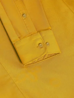 Wam Denim Leira Solid Yellow Overhemd Lange Mouw| Overhemd Lange Mouwen