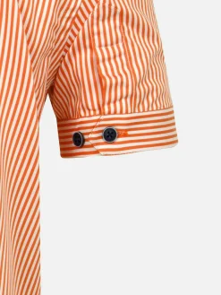 Wam Denim Levi Tailored Fit Orange Overhemd Korte Mouw| Overhemd Korte Mouwen