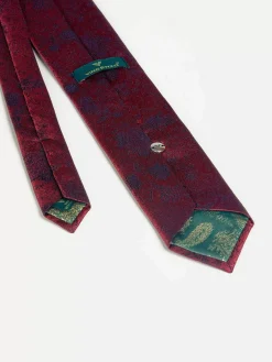 Wam Denim Stropdassen<Liam Dark Red Stropdas