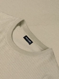 Wam Denim Lucas Pique Knit Beige T-Shirt| T-Shirts