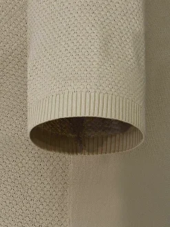 Wam Denim Lucas Pique Knit Beige T-Shirt| T-Shirts