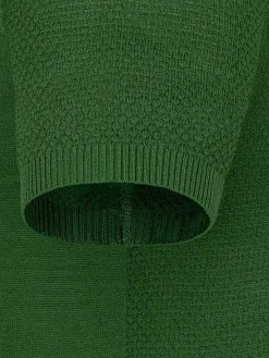 Wam Denim Lucas Pique Knit Green T-Shirt| T-Shirts