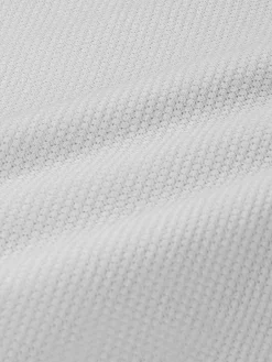 Wam Denim Lucas Pique Knit White T-Shirt| T-Shirts