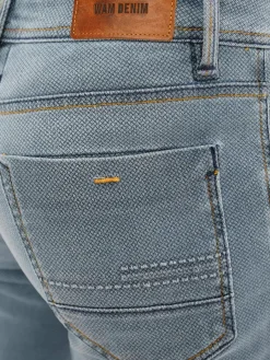 Wam Denim Luna Mini Check Slim Fit Blue Jeans| Jeans