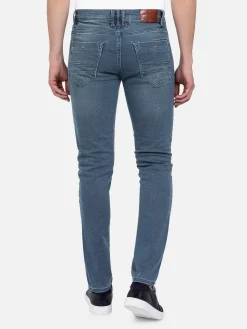 Wam Denim Mallem Slim Fit Light Wash Light Navy Jean| Jeans