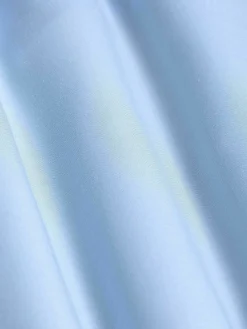 Wam Denim Metz Solid Blue Overhemd Lange Mouw| Overhemd Lange Mouwen