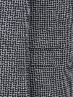 Wam Denim Minevra Checked Slim Fit Black Grey Colbert| Colberts