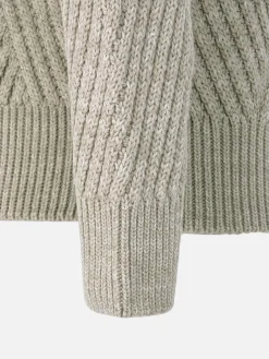 Wam Denim Truien<Minnesota Pattern Crew Neck Beige Truien