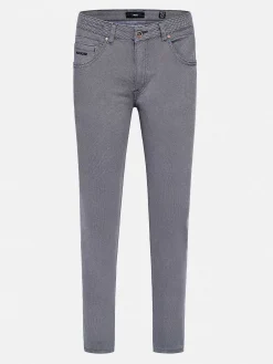 Wam Denim Moraine Mini Check Anthracite Jeans| Jeans