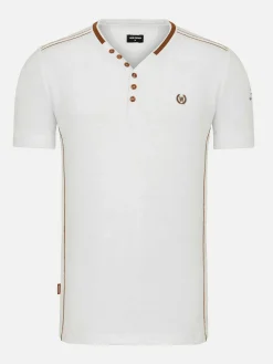 Wam Denim Morpheus Slim Fit Stretched White T-Shirt| T-Shirts