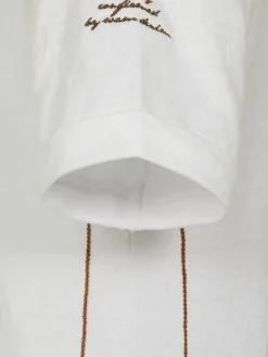 Wam Denim Morpheus Slim Fit Stretched White T-Shirt| T-Shirts