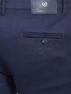 Wam Denim Moyale Stretch Washed Navy Chino| Chino'S